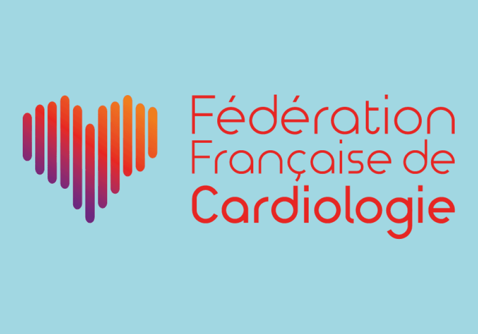 Sur l'image, nous pouvons voir écrit " Fédération Française de Cardiologie".