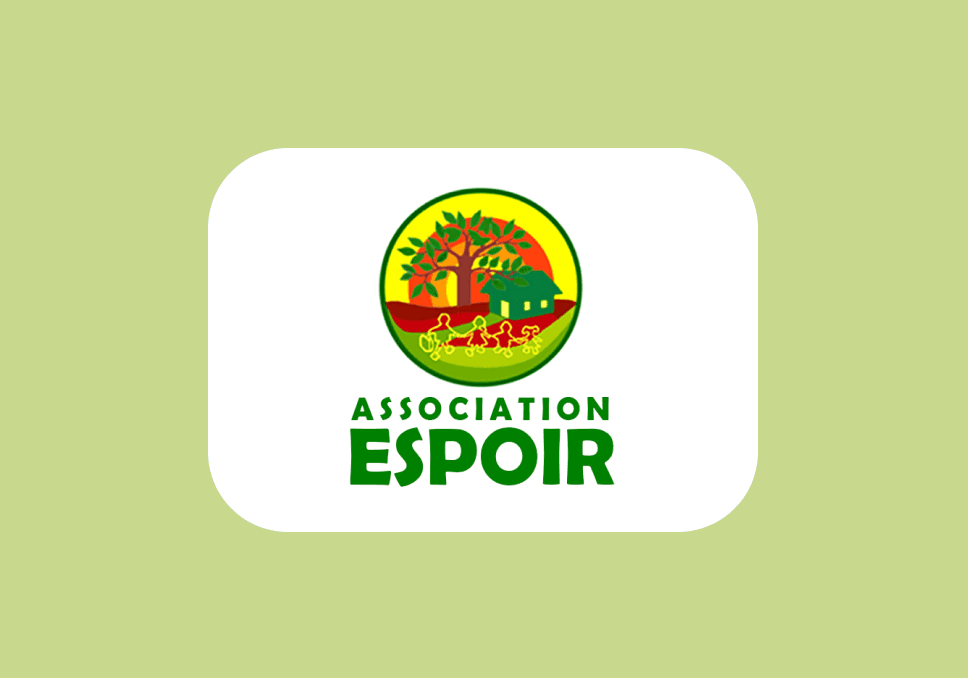 Sur l'image, nous pouvons voir le logo de l'Association Espoir.